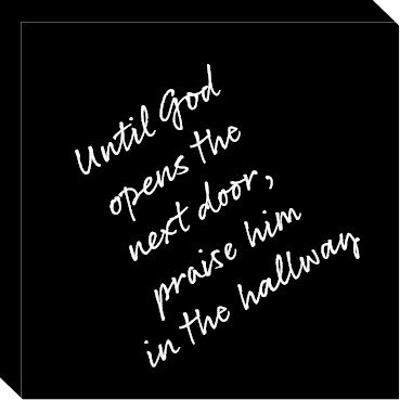 Until God opens the next door-image