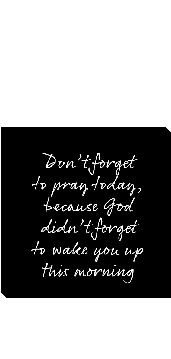 Don't forget - 20x20 cm-image
