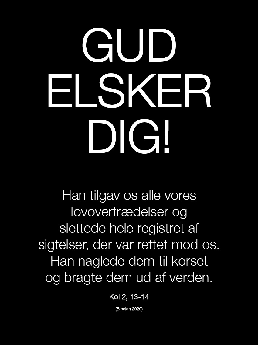 Gud elsker dig (30 x 40)-image