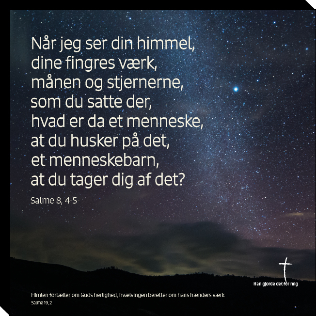 Salme 8, 4-5 Image